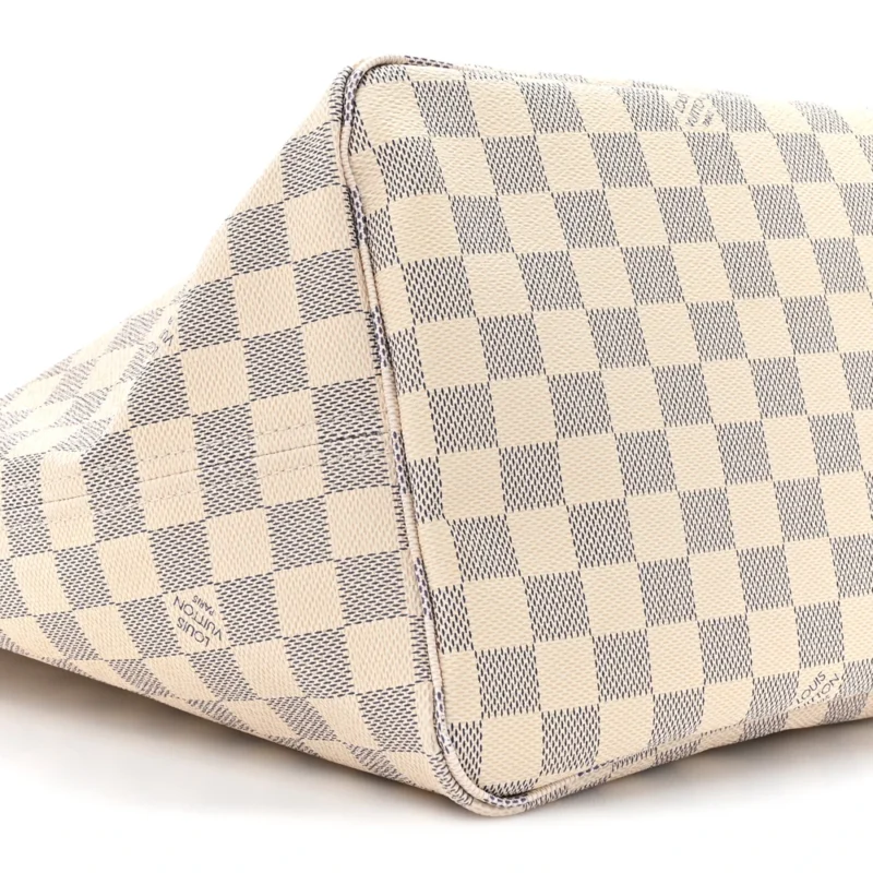 LOUIS VUITTON NEO NEVERFULL GM DAMIER AZUR CANVAS BEIGE INTERIOR - Image 5