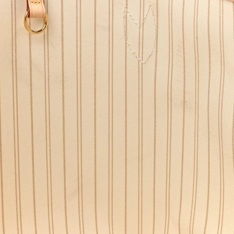 LOUIS VUITTON NEO NEVERFULL GM DAMIER AZUR CANVAS BEIGE INTERIOR - Image 8