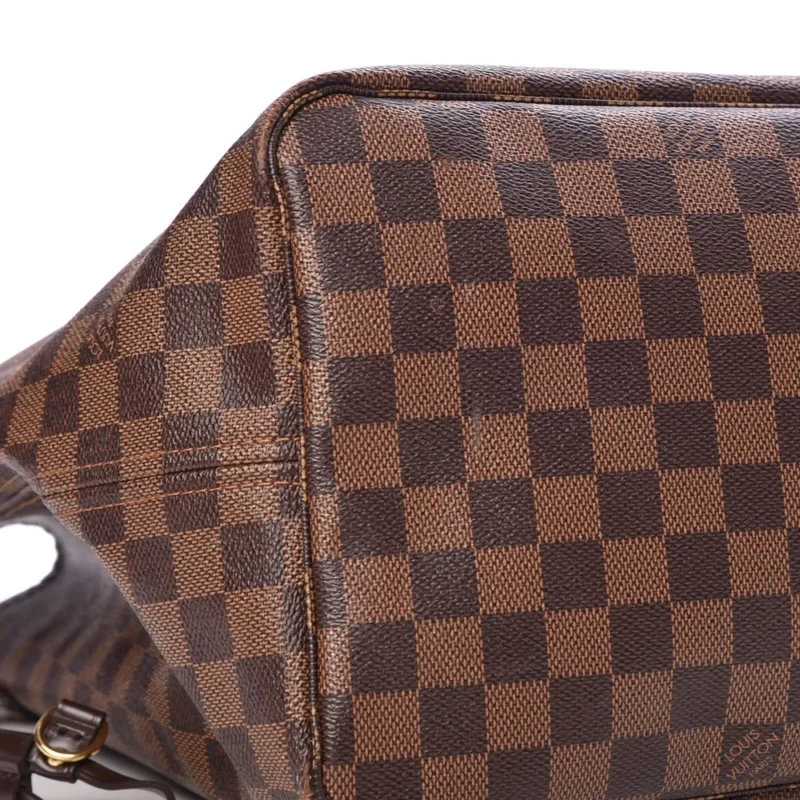 LOUIS VUITTON NEO NEVERFULL GM DAMIER EBENE CANVAS CHERRY INTERIOR - Image 6