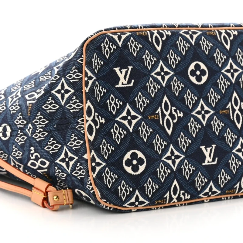 LOUIS VUITTON NEVERFULL MM BLUE JACQUARD SINCE 1854 - Image 5