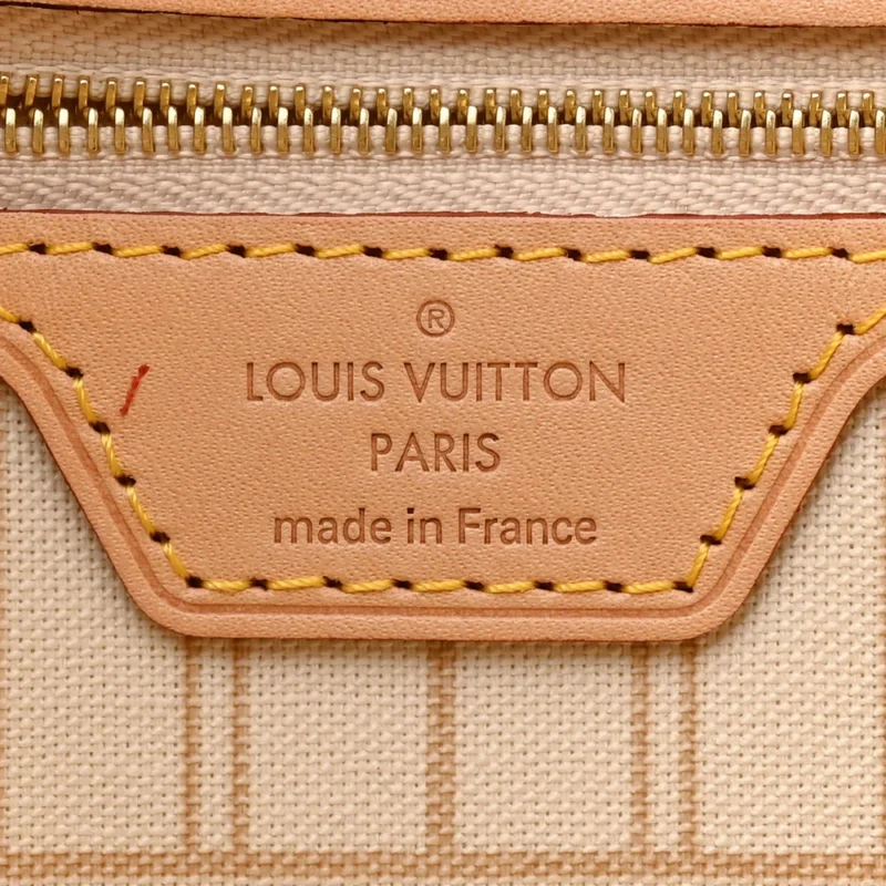 LOUIS VUITTON NEO NEVERFULL MM DAMIER AZUR CANVAS BEIGE INTERIOR - Image 2