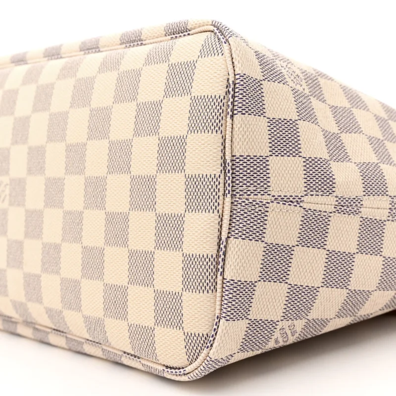 LOUIS VUITTON NEO NEVERFULL MM DAMIER AZUR CANVAS BEIGE INTERIOR - Image 5