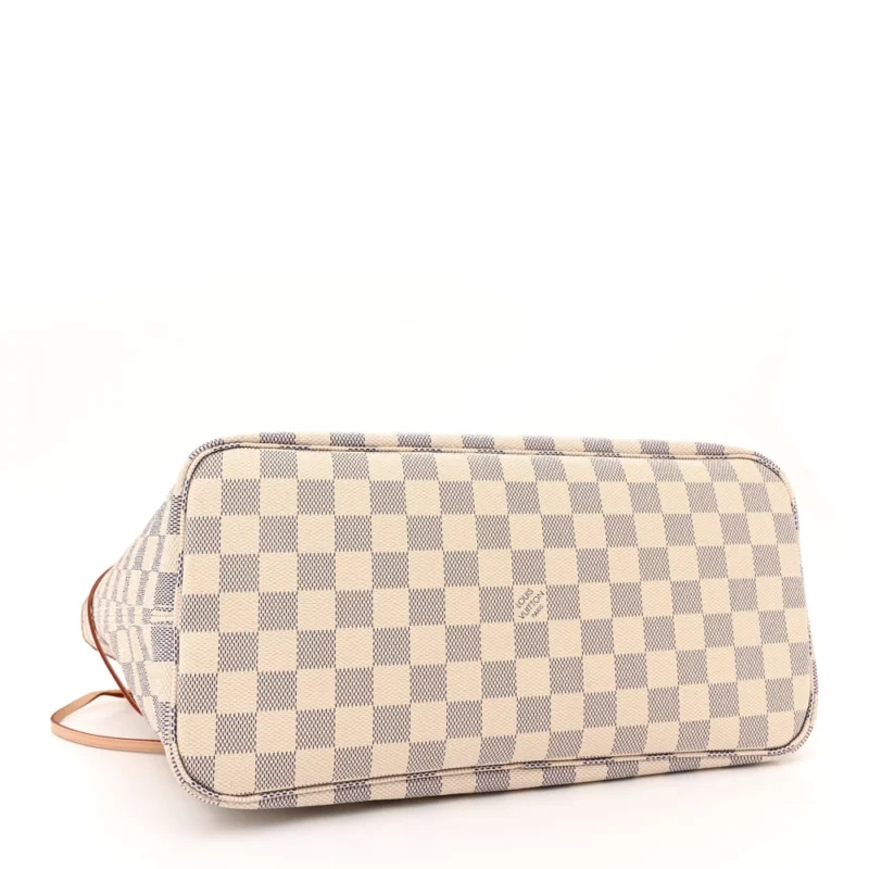 LOUIS VUITTON NEO NEVERFULL MM DAMIER AZUR CANVAS BEIGE INTERIOR - Image 6