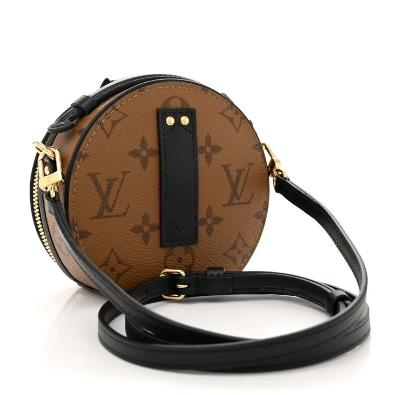 LOUIS VUITTON BO?TE CHAPEAU BB REVERSE MONOGRAM CANVAS GOLD HARDWARE - Image 3