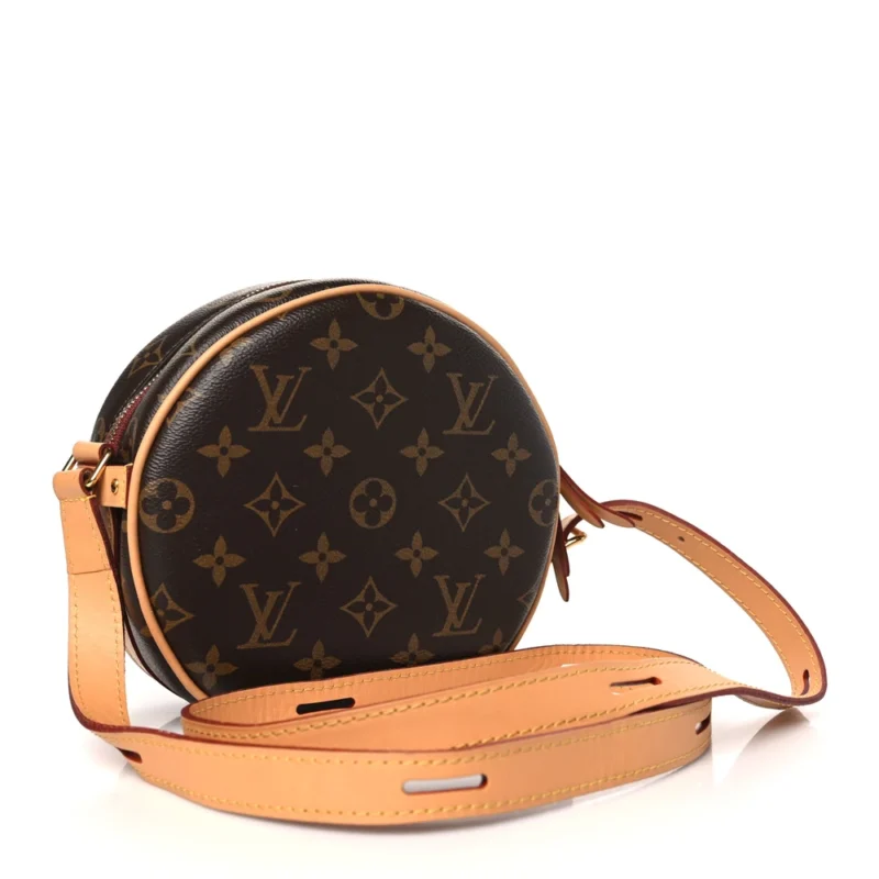 LOUIS VUITTON BO?TE CHAPEAU SOUPLE PM MONOGRAM CANVAS GOLD HARDWARE - Image 3