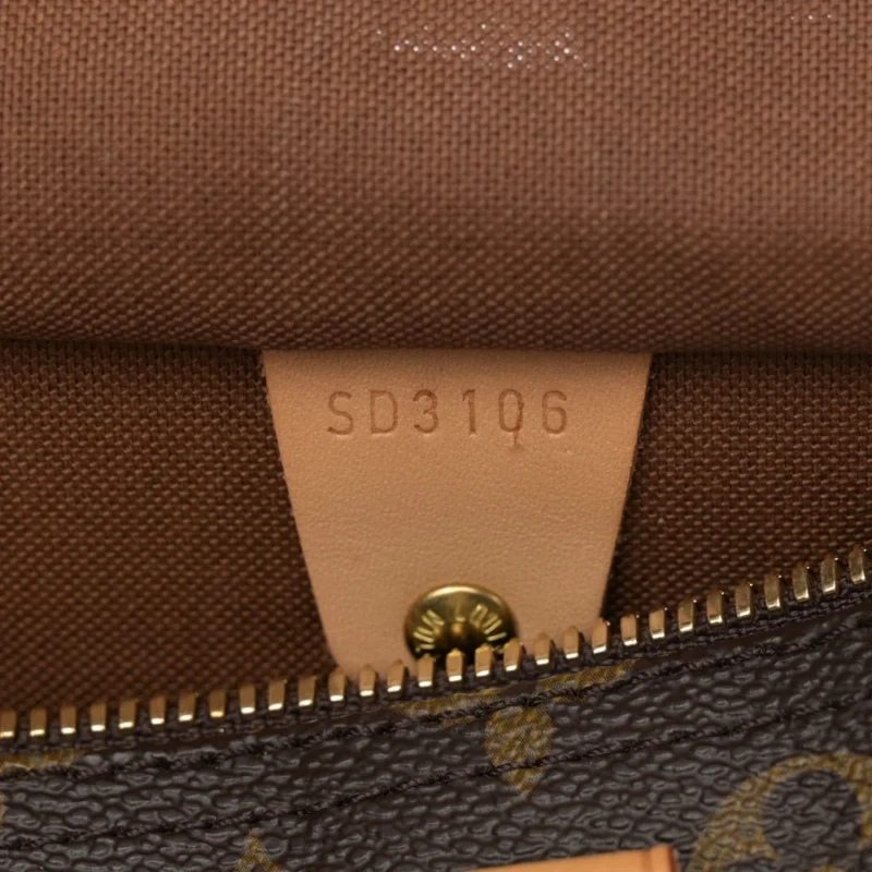 LOUIS VUITTON SPEEDY BANDOULIERE 30 MONOGRAM CANVAS BRASS HARDWARE - Image 6