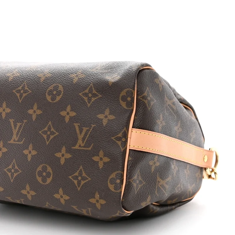 LOUIS VUITTON SPEEDY BANDOULIERE 25 MONOGRAM CANVAS GOLD HARDWARE - Image 4