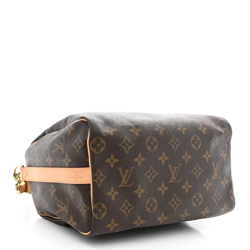 LOUIS VUITTON SPEEDY BANDOULIERE 25 MONOGRAM CANVAS GOLD HARDWARE - Image 6