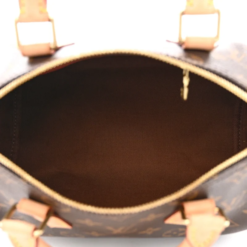 LOUIS VUITTON SPEEDY BANDOULIERE 25 MONOGRAM CANVAS GOLD HARDWARE - Image 7