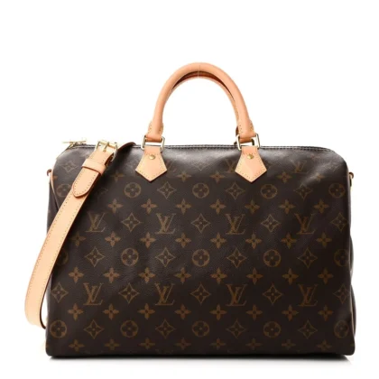 LOUIS VUITTON SPEEDY BANDOULI??RE 35 MONOGRAM CANVAS GOLD HARDWARE