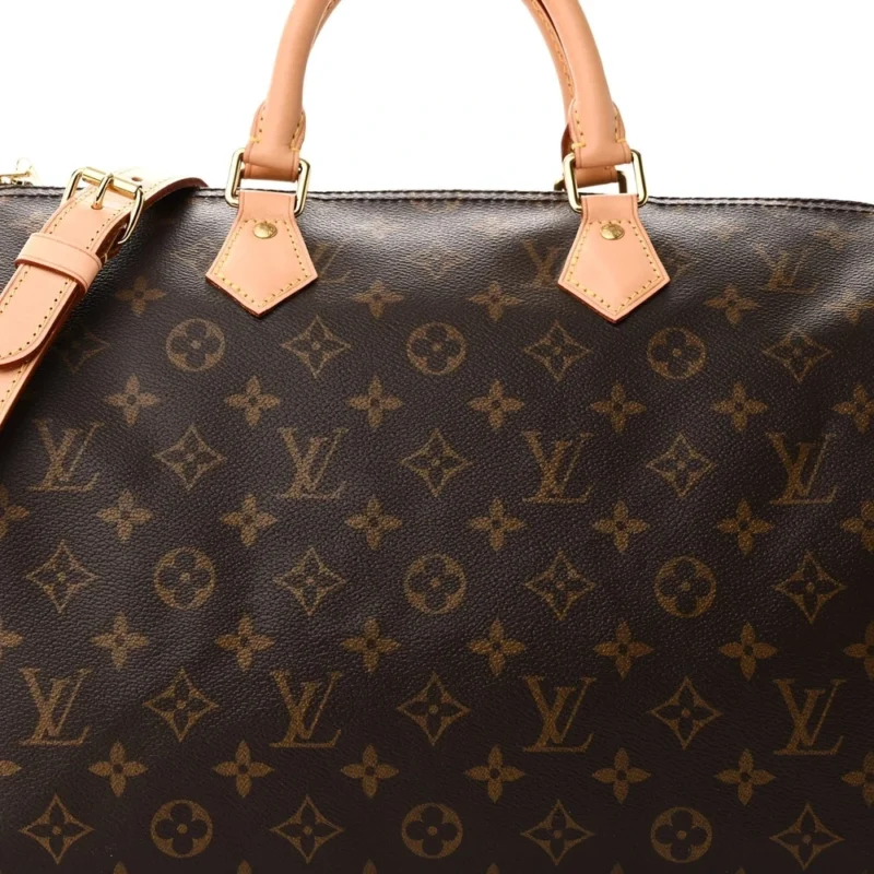 LOUIS VUITTON SPEEDY BANDOULI??RE 35 MONOGRAM CANVAS GOLD HARDWARE - Image 8