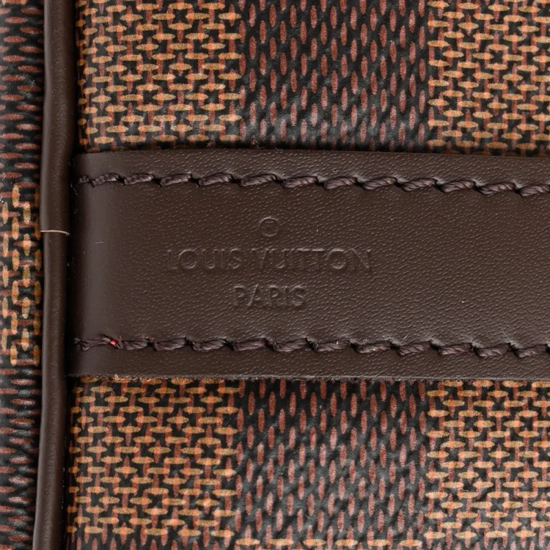 LOUIS VUITTON SPEEDY BANDOULIERE 35 DAMIER EBENE CANVAS GOLD HARDWARE - Image 2