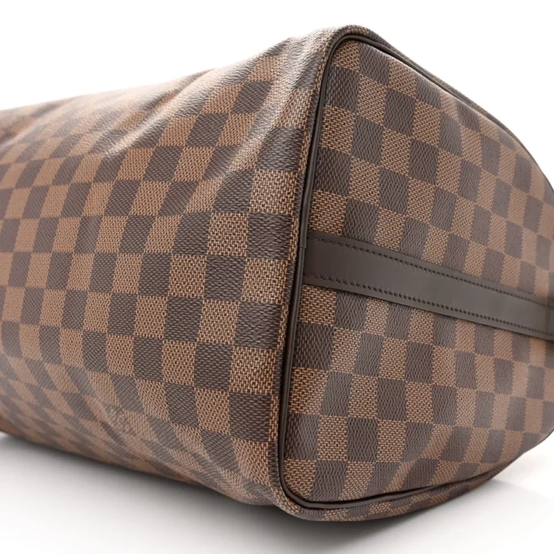 LOUIS VUITTON SPEEDY BANDOULIERE 35 DAMIER EBENE CANVAS GOLD HARDWARE - Image 5