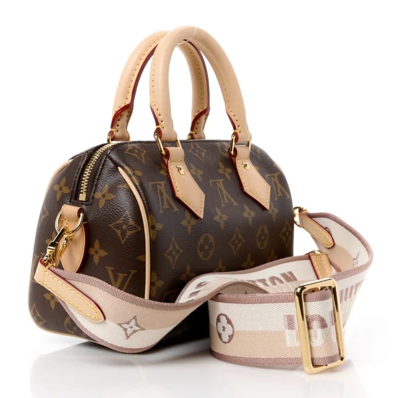 LOUIS VUITTON SPEEDY BANDOULIERE 20 BEIGE MONOGRAM CANVAS - Image 3