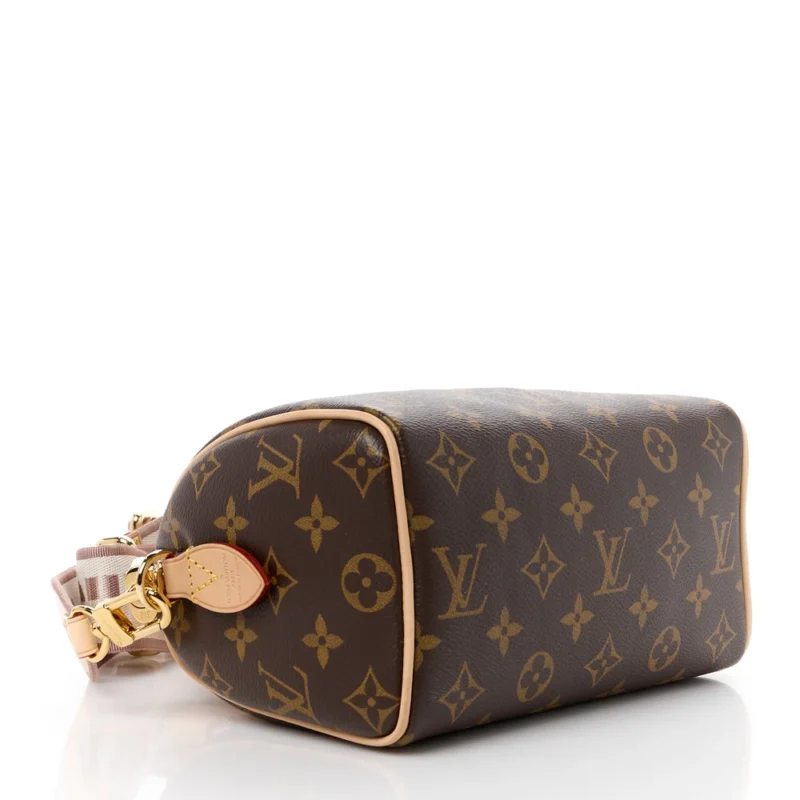 LOUIS VUITTON SPEEDY BANDOULIERE 20 BEIGE MONOGRAM CANVAS - Image 6