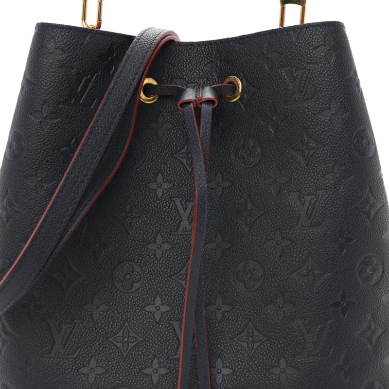 LOUIS VUITTON NEONOE MM MARINE ROUGE EMPREINTE LEATHER - Image 8