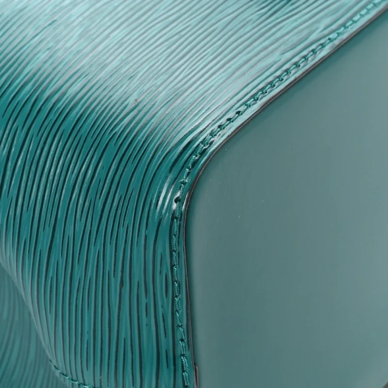 LOUIS VUITTON NEONOE BB EMERALD GREEN / INDIGO EPI LEATHER SILVER HARDWARE - Image 4