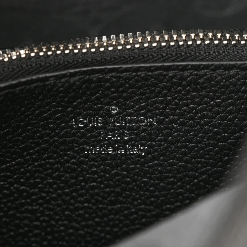 LOUIS VUITTON MURIA MM BLACK MAHINA LEATHER SILVER HARDWARE - Image 2