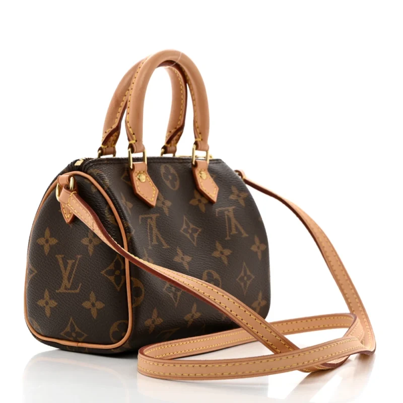 LOUIS VUITTON NANO SPEEDY BB MONOGRAM CANVAS GOLD HARDWARE - Image 3