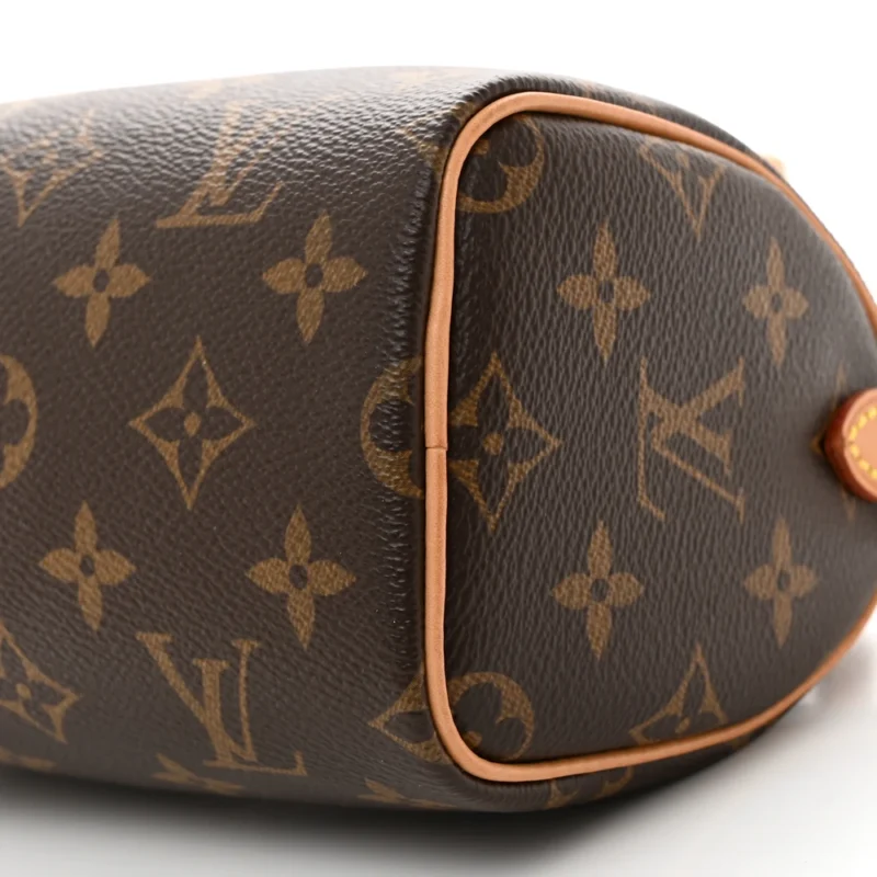 LOUIS VUITTON NANO SPEEDY BB MONOGRAM CANVAS GOLD HARDWARE - Image 5