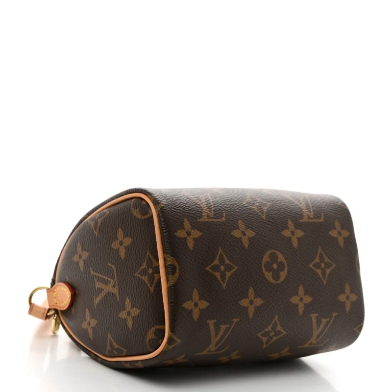 LOUIS VUITTON NANO SPEEDY BB MONOGRAM CANVAS GOLD HARDWARE - Image 6