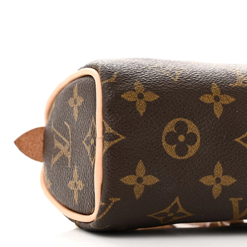 LOUIS VUITTON MINI SAC HL SPEEDY MONOGRAM CANVAS BRASS HARDWARE - Image 4