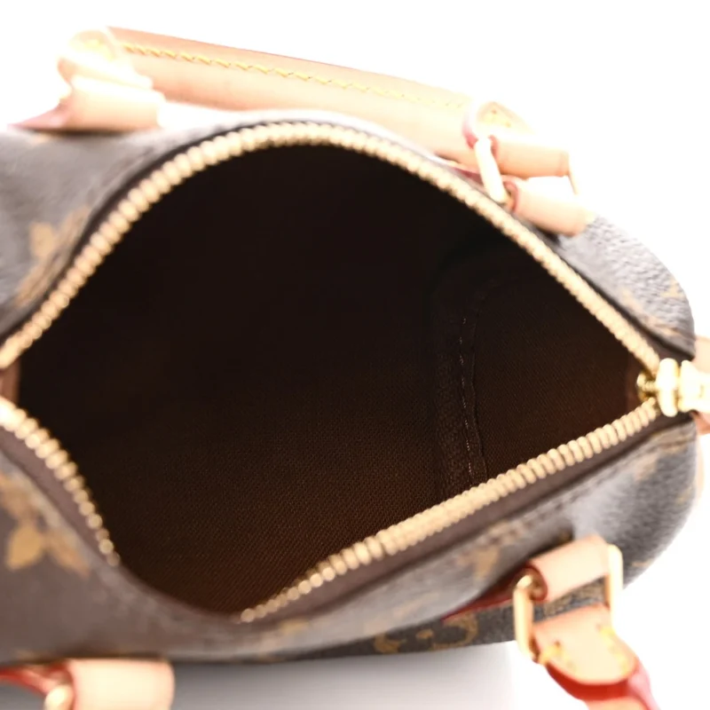 LOUIS VUITTON MINI SAC HL SPEEDY MONOGRAM CANVAS BRASS HARDWARE - Image 6