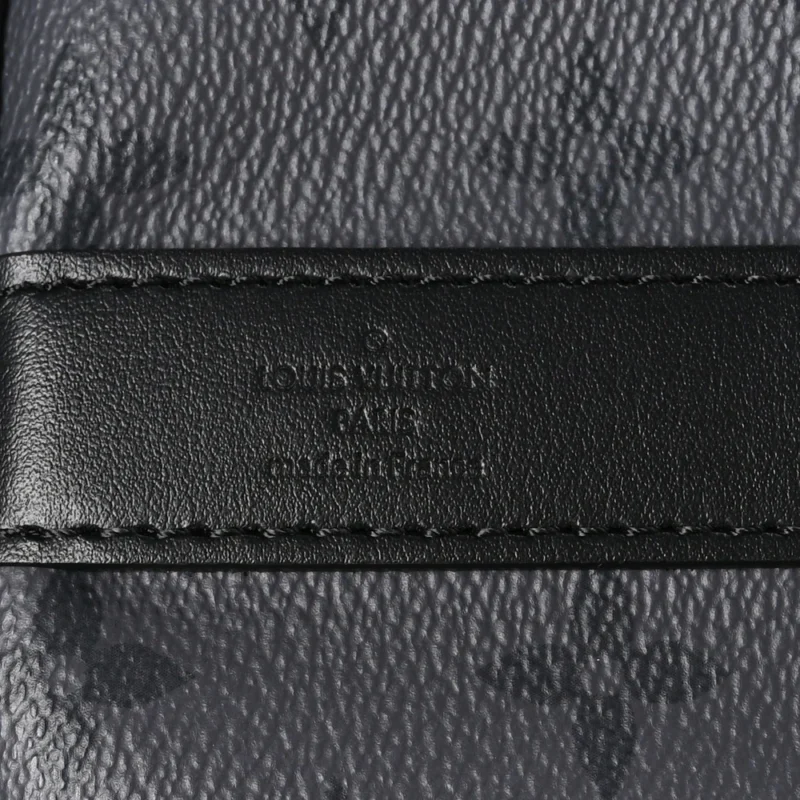 LOUIS VUITTON KEEPALL BANDOULIERE 25 REVERSE MONOGRAM ECLIPSE CANVAS SILVER HARDWARE - Image 2