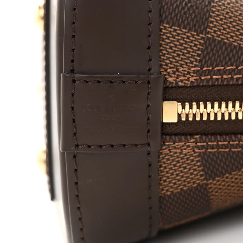 LOUIS VUITTON ALMA BB DAMIER EBENE CANVAS BRASS HARDWARE - Image 2