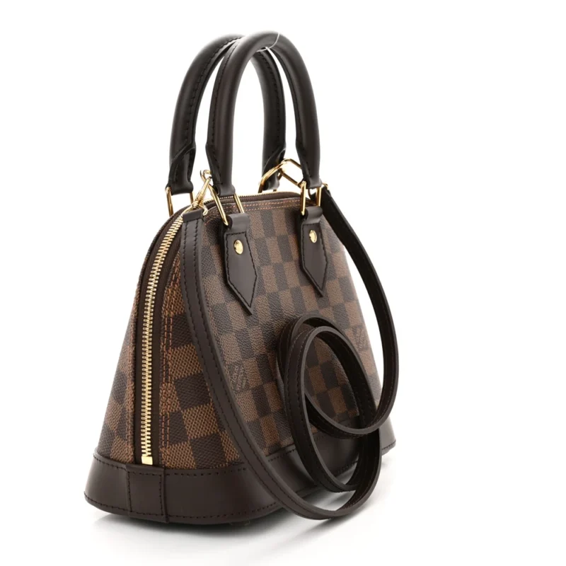 LOUIS VUITTON ALMA BB DAMIER EBENE CANVAS BRASS HARDWARE - Image 3