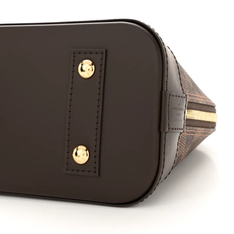 LOUIS VUITTON ALMA BB DAMIER EBENE CANVAS BRASS HARDWARE - Image 5