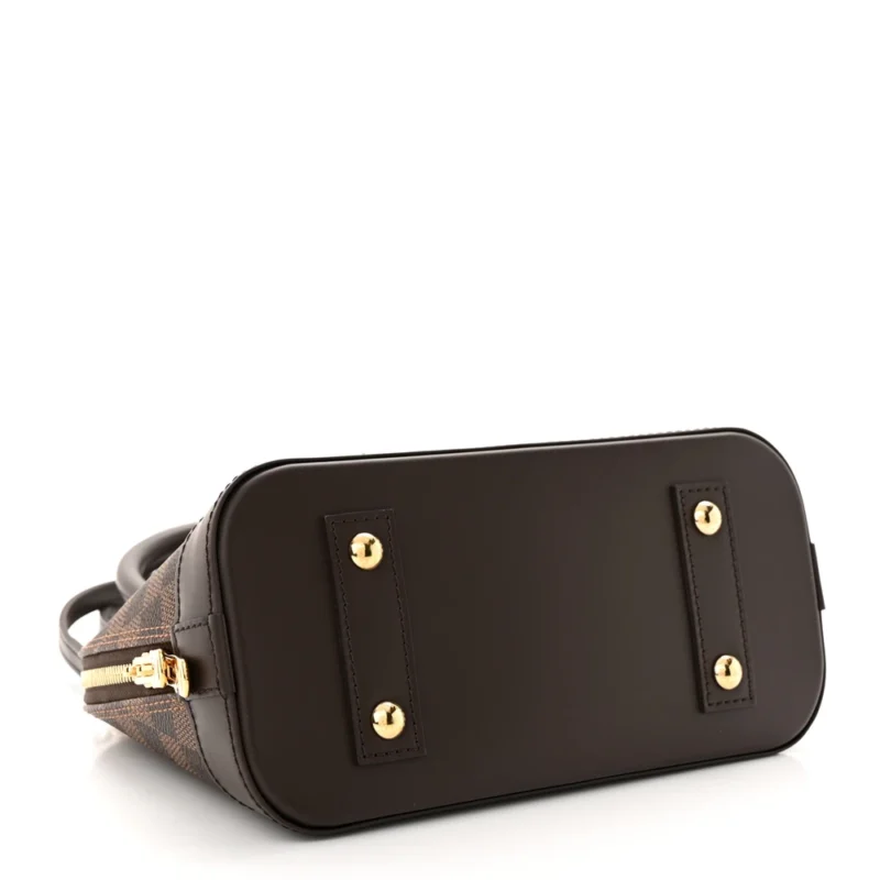 LOUIS VUITTON ALMA BB DAMIER EBENE CANVAS BRASS HARDWARE - Image 6
