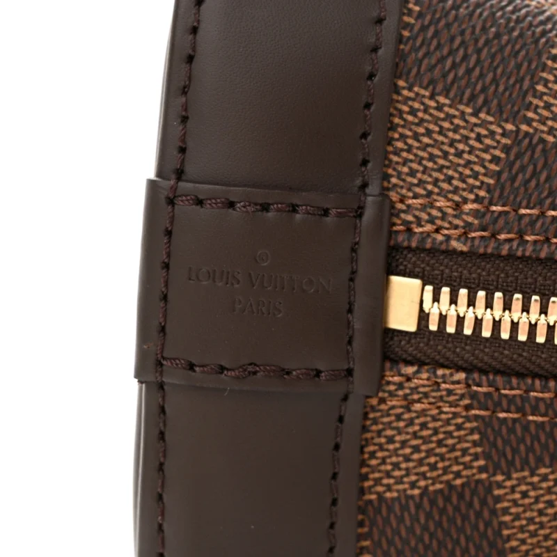 LOUIS VUITTON ALMA BB DAMIER EBENE CANVAS GOLD HARDWARE - Image 2