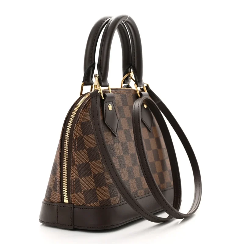 LOUIS VUITTON ALMA BB DAMIER EBENE CANVAS GOLD HARDWARE - Image 3