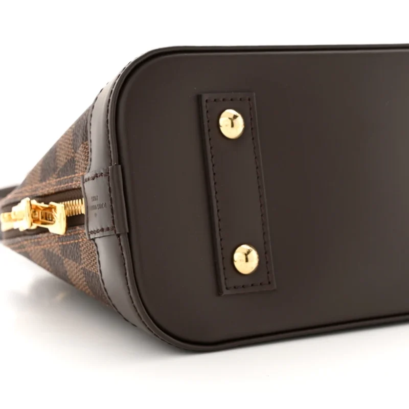 LOUIS VUITTON ALMA BB DAMIER EBENE CANVAS GOLD HARDWARE - Image 4
