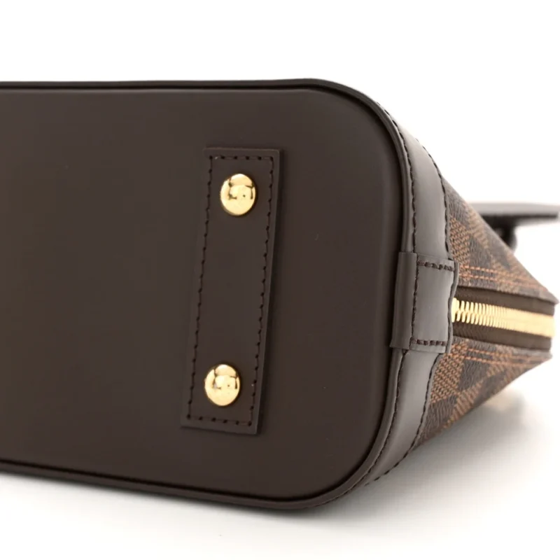 LOUIS VUITTON ALMA BB DAMIER EBENE CANVAS GOLD HARDWARE - Image 5