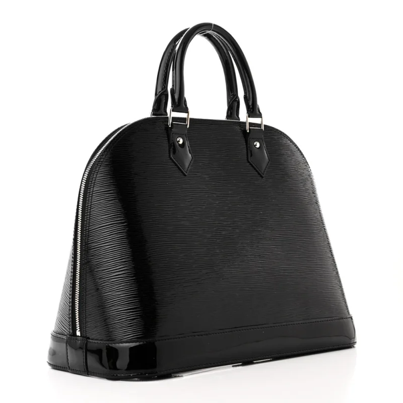 LOUIS VUITTON ALMA GM BLACK EPI LEATHER ELECTRIC SILVER HARDWARE - Image 3