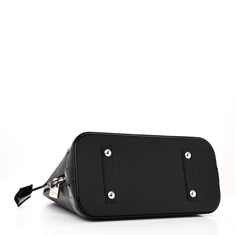 LOUIS VUITTON ALMA GM BLACK EPI LEATHER ELECTRIC SILVER HARDWARE - Image 6