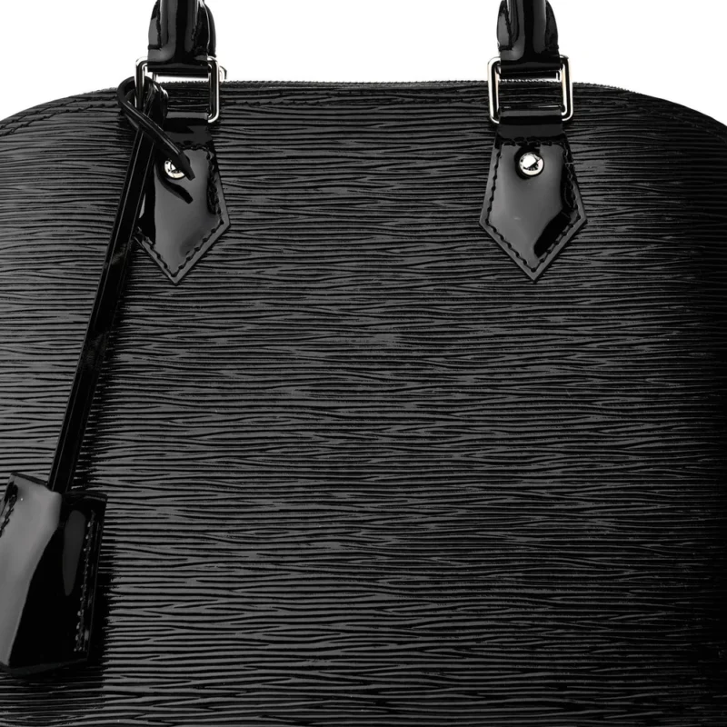 LOUIS VUITTON ALMA GM BLACK EPI LEATHER ELECTRIC SILVER HARDWARE - Image 8
