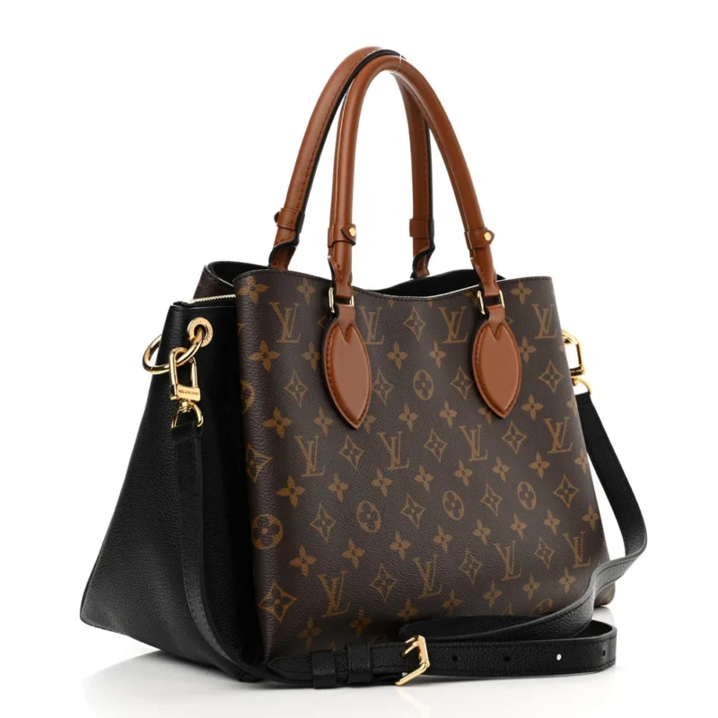 LOUIS VUITTON VENDOME MM BLACK MONOGRAM CANVAS GOLD HARDWARE - Image 3
