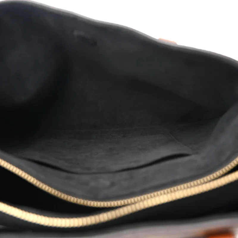 LOUIS VUITTON VENDOME MM BLACK MONOGRAM CANVAS GOLD HARDWARE - Image 7