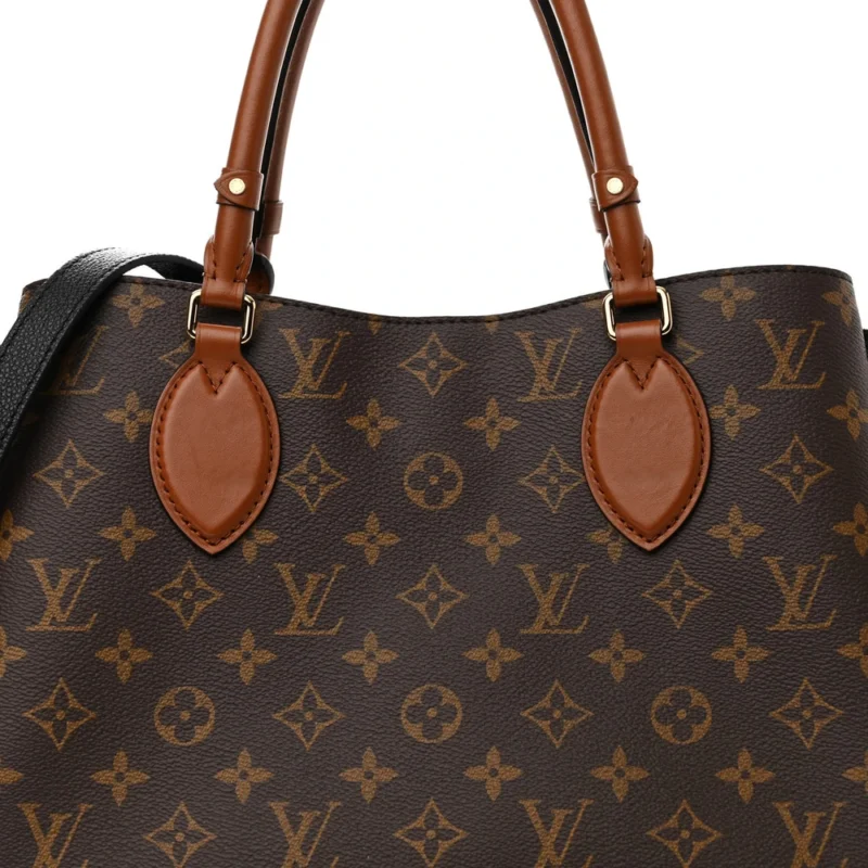 LOUIS VUITTON VENDOME MM BLACK MONOGRAM CANVAS GOLD HARDWARE - Image 9