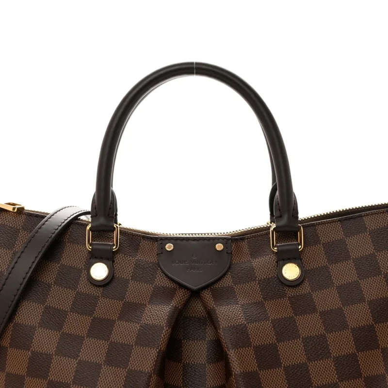 LOUIS VUITTON SIENA MM DAMIER EBENE CANVAS GOLD HARDWARE - Image 8