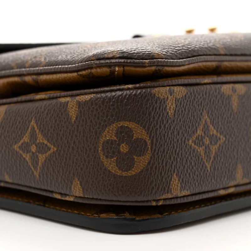 LOUIS VUITTON POCHETTE METIS PM REVERSE MONOGRAM CANVAS GOLD HARDWARE - Image 4