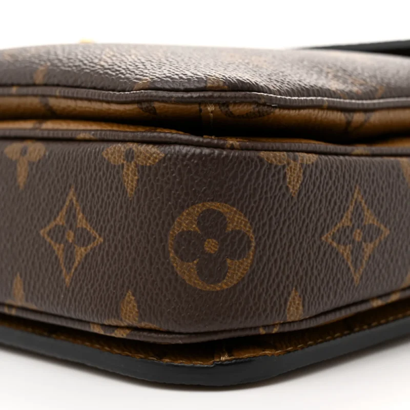LOUIS VUITTON POCHETTE METIS PM REVERSE MONOGRAM CANVAS GOLD HARDWARE - Image 5
