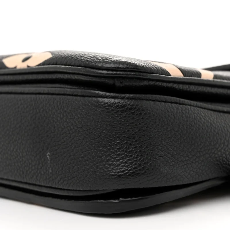 LOUIS VUITTON POCHETTE METIS PM BLACK/BEIGE GIANT MONOGRAM EMPREINTE LEATHER BRASS HARDWARE - Image 4