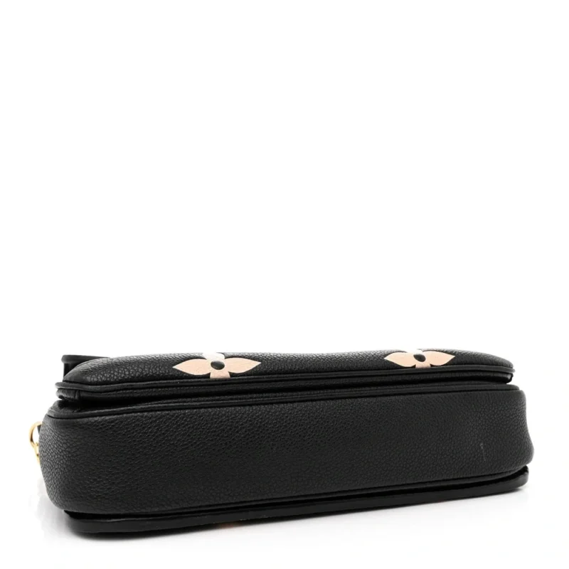 LOUIS VUITTON POCHETTE METIS PM BLACK/BEIGE GIANT MONOGRAM EMPREINTE LEATHER BRASS HARDWARE - Image 6