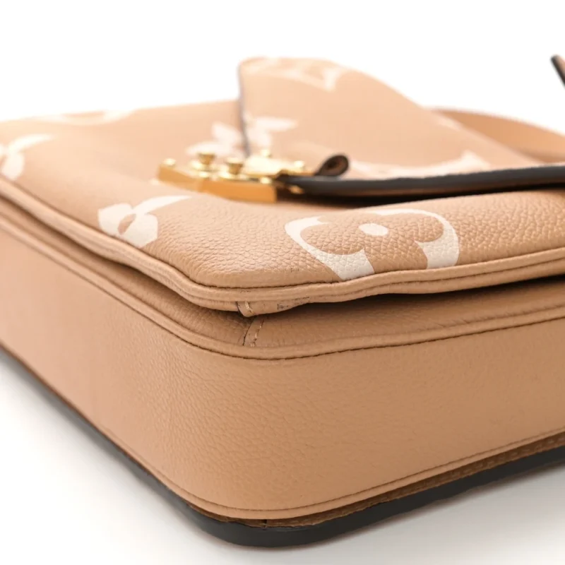 LOUIS VUITTON POCHETTE METIS PM ARIZONA BEIGE GIANT MONOGRAM EMPREINTE LEATHER GOLD HARDWARE - Image 5