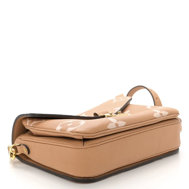 LOUIS VUITTON POCHETTE METIS PM ARIZONA BEIGE GIANT MONOGRAM EMPREINTE LEATHER GOLD HARDWARE - Image 6