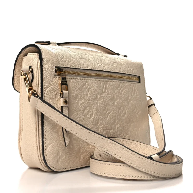 LOUIS VUITTON POCHETTE METIS PM CREME MONOGRAM EMPREINTE LEATHER BRASS HARDWARE - Image 3